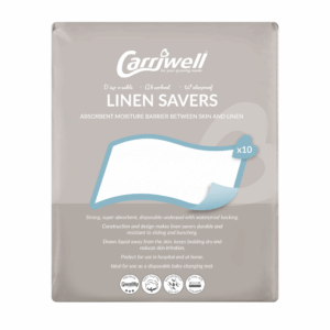 Carriwell Linnen Savers Absorbent Moisture Barrier Between Skin and Linen