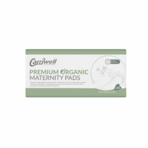 Carriwell Premium Organic Maternity Pads Free from Plastics, Parabens, Dyes and Fragrances