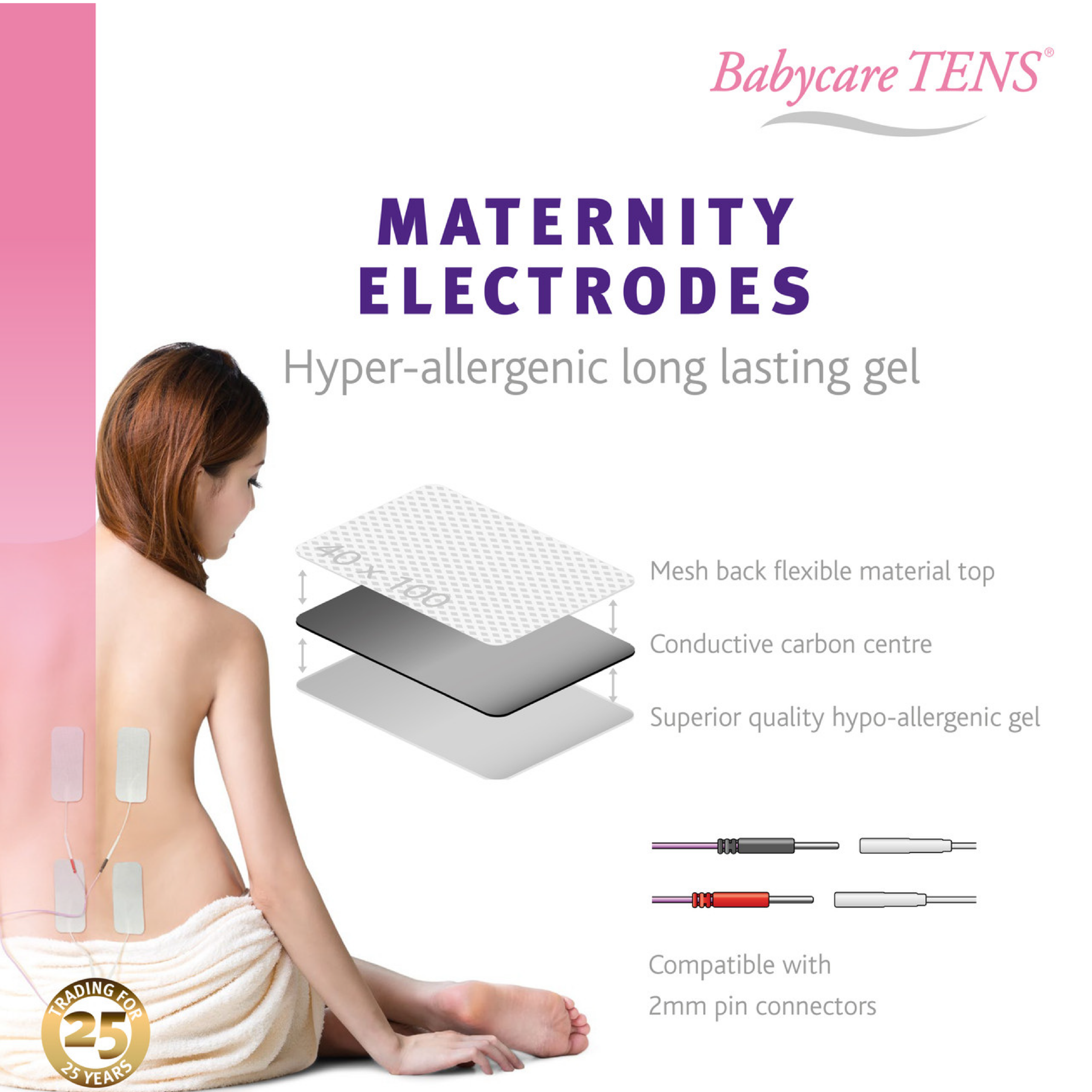 Baby TENS Maternity Electrodes