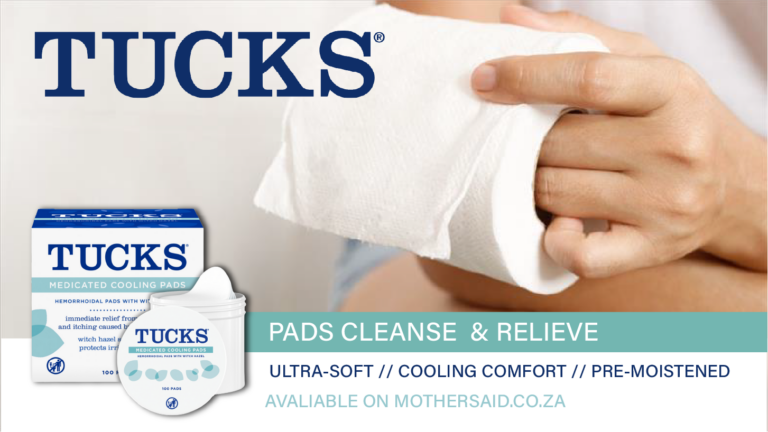 TUCKS Medicated Pads Banner