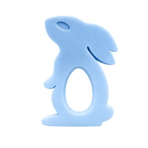Dusty Blue Bunny Teether